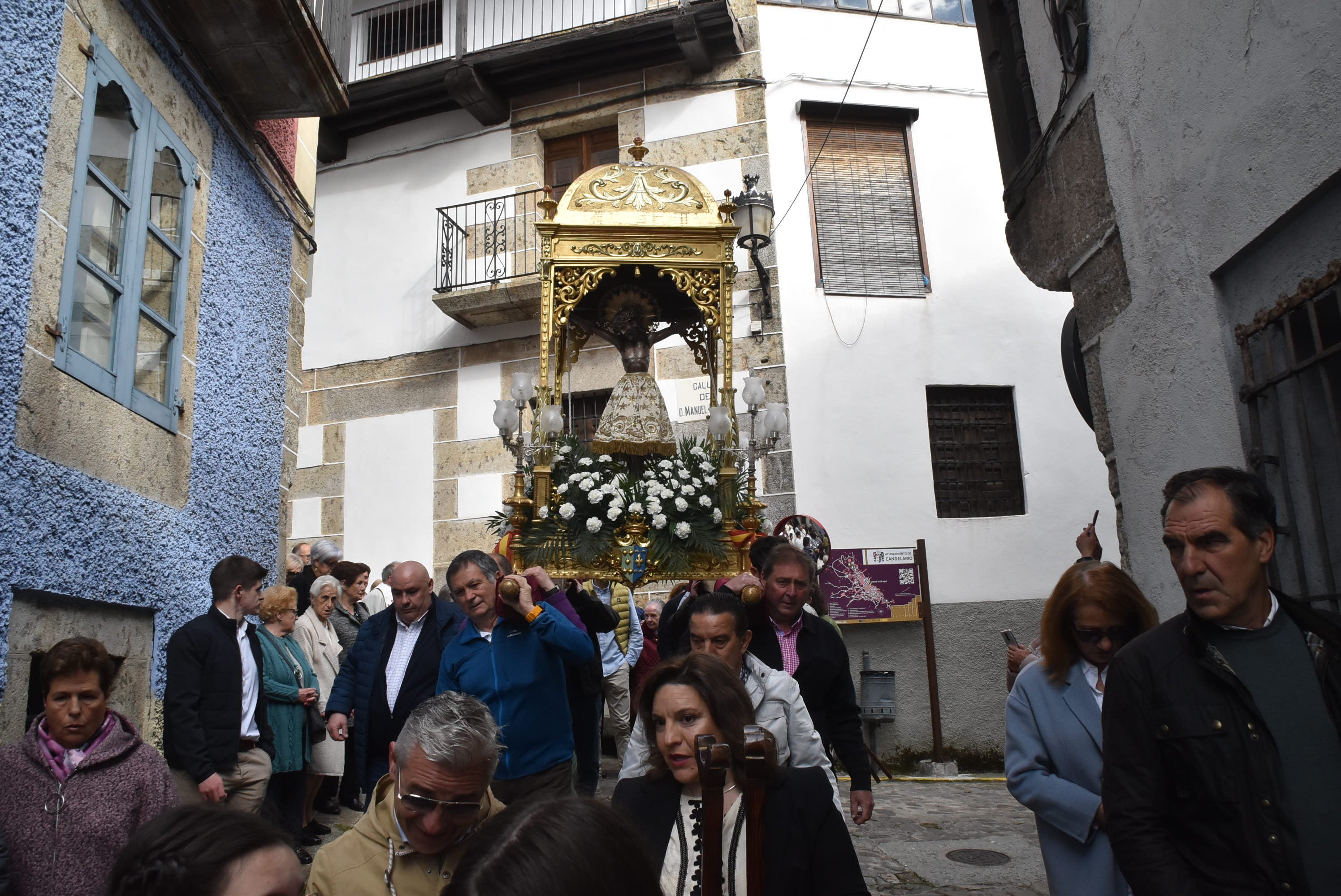 El Cristo del Refugio hace historia en Candelario