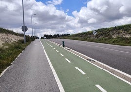 Imagen del lugar de los hechos, en el kilómetro 1 de la carretera SA-605.