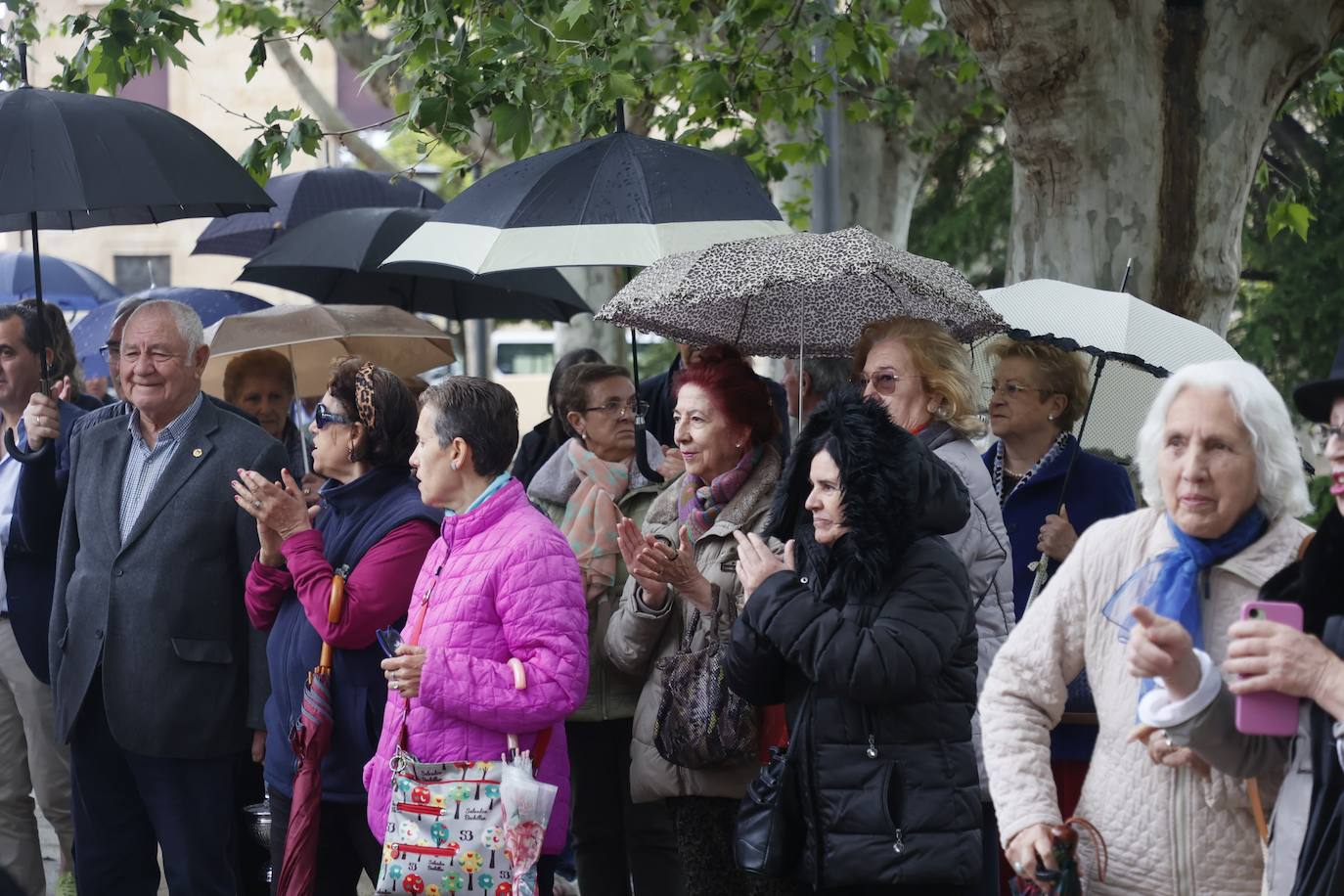 Hasta a San Isidro le sobró lluvia
