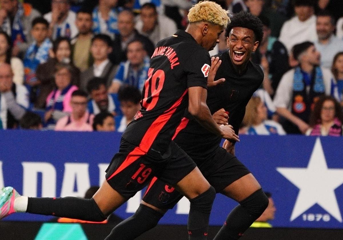 El Barça vence en el derbi y se lleva la Liga (0-2)