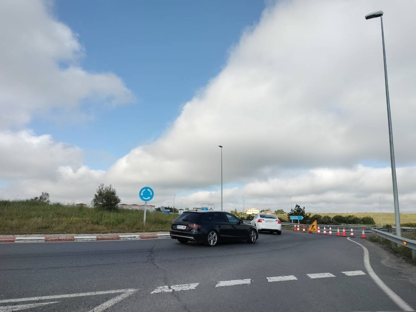 Corte inesperado en la A-66 a la altura de Guijuelo