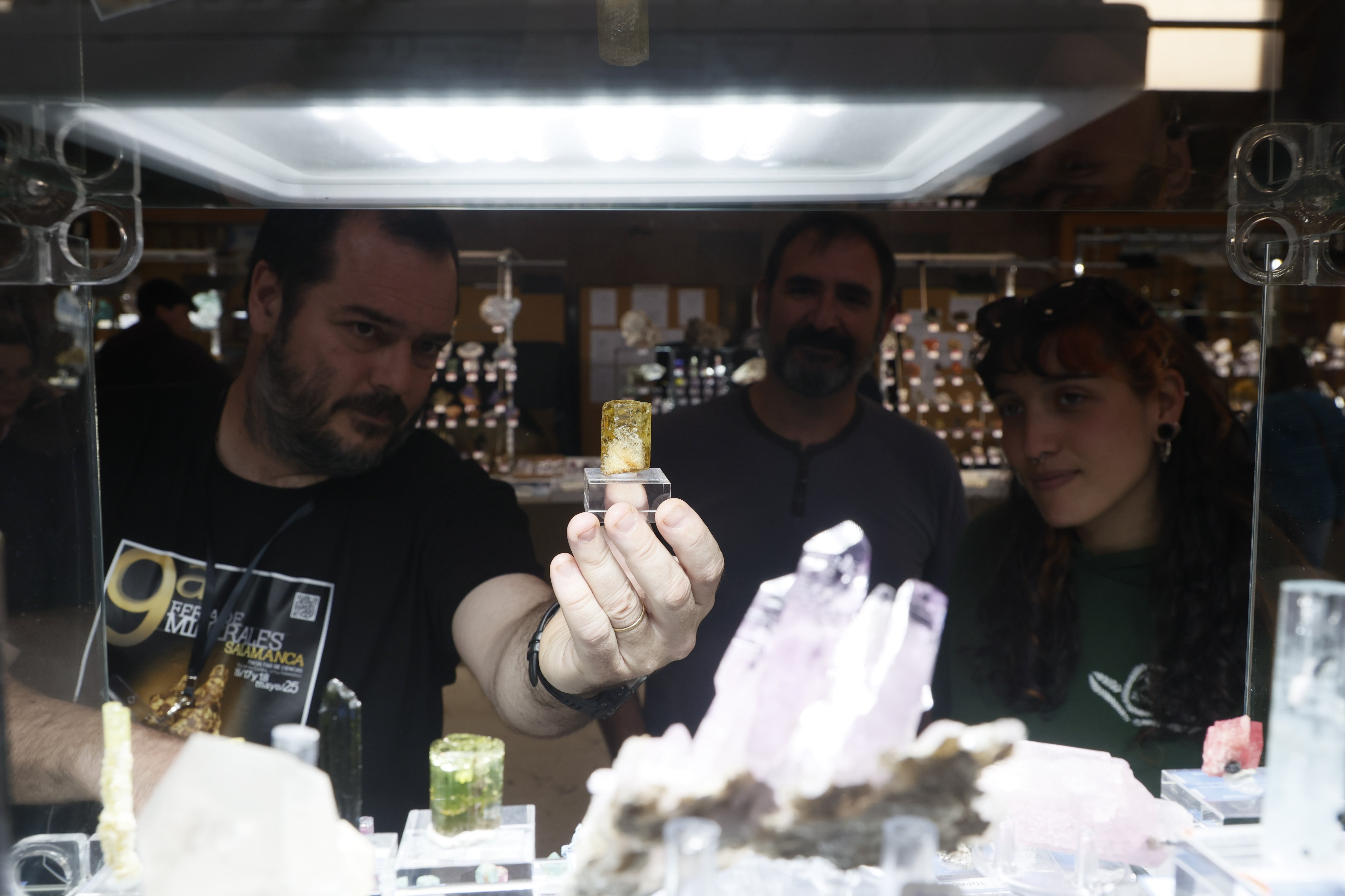 Feria de los Minerales de la USAL: &quot;Ahora miro el mundo con unos ojos muy distintos&quot;