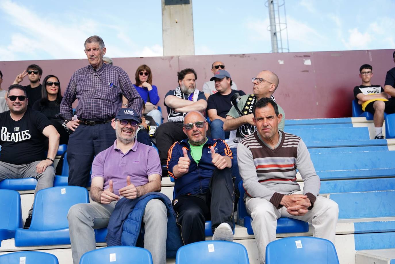 Búscate en la grada del Reina Sofía en el partido entre Unionistas y la SD Tarazona