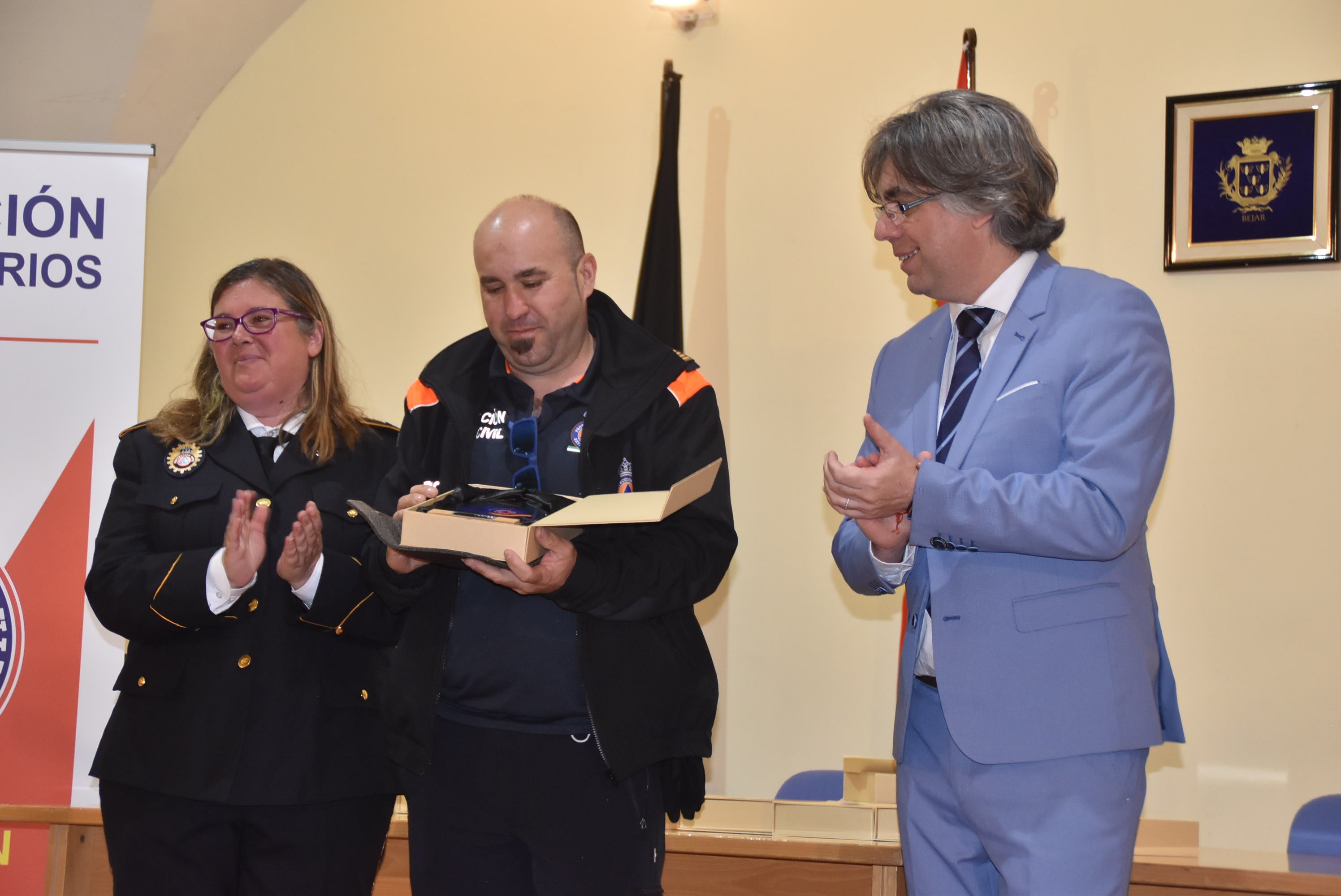 Béjar celebra el 40 aniversario de Protección Civil con una jornada de exhibición y reconocimientos
