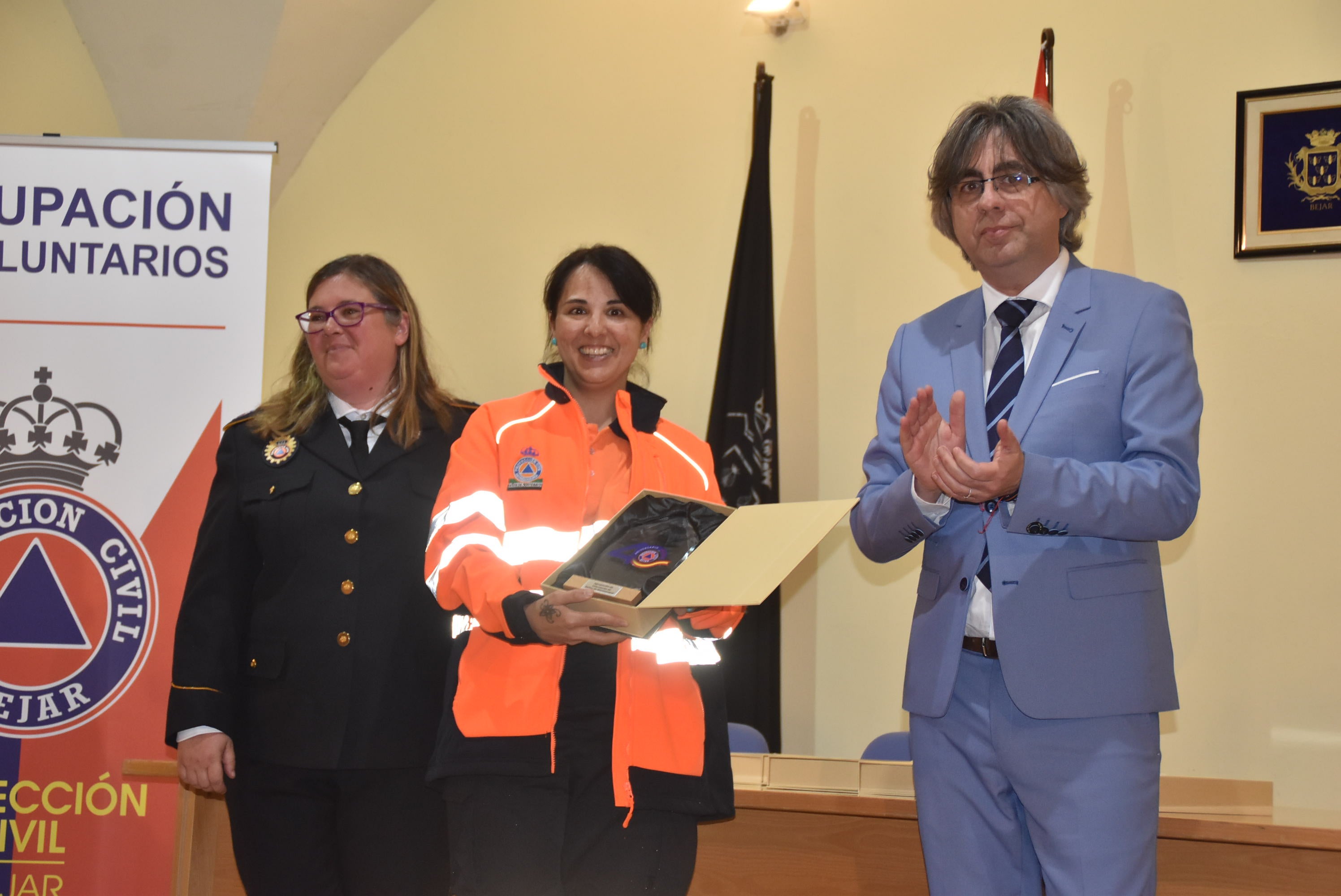Béjar celebra el 40 aniversario de Protección Civil con una jornada de exhibición y reconocimientos
