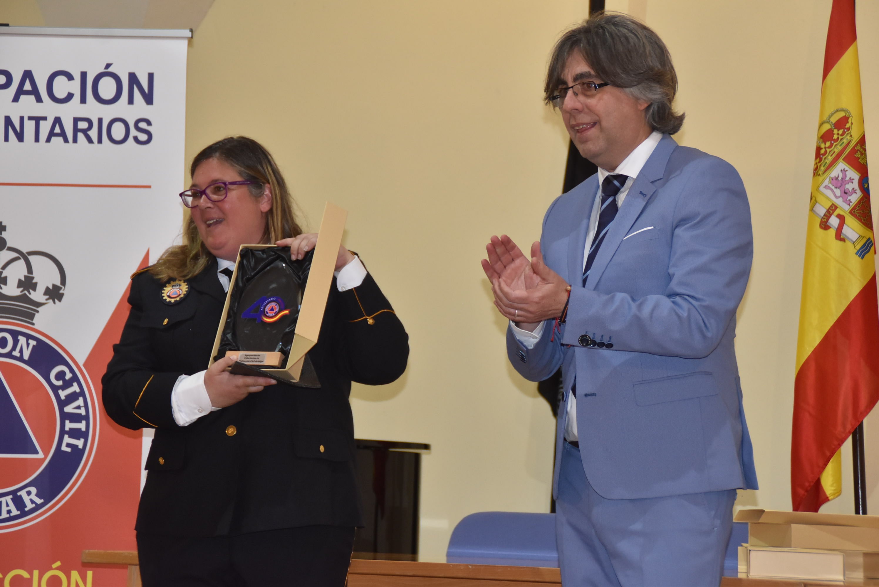 Béjar celebra el 40 aniversario de Protección Civil con una jornada de exhibición y reconocimientos