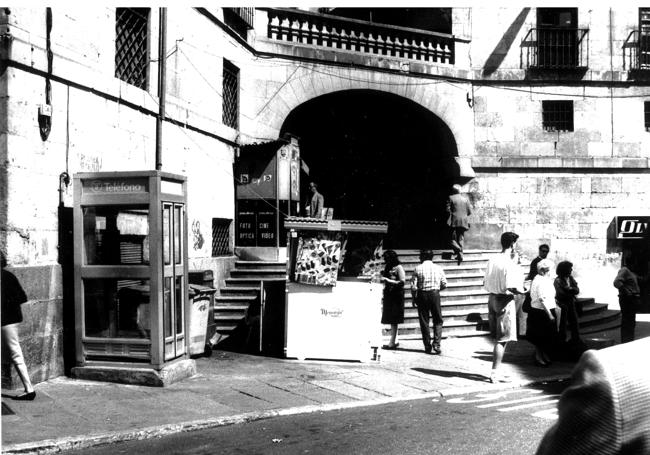 El acceso en 1992.