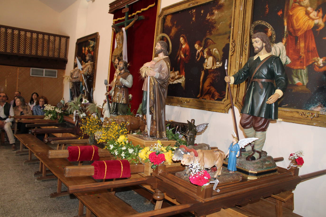 Encuentro de seis imágenes de San Isidro para bendecir los campos del Alto Alagón