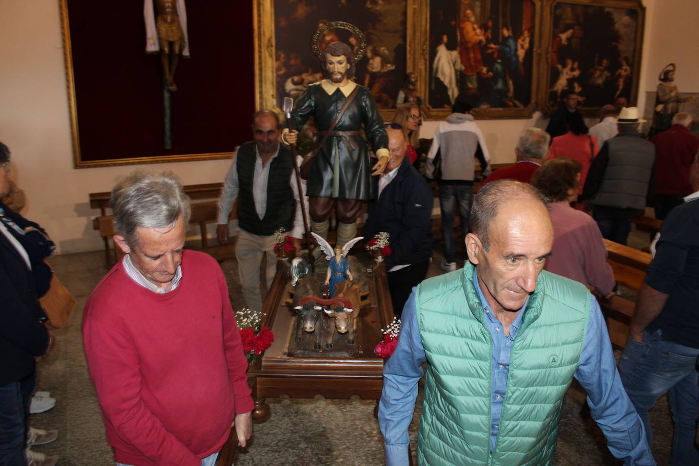Encuentro de seis imágenes de San Isidro para bendecir los campos del Alto Alagón