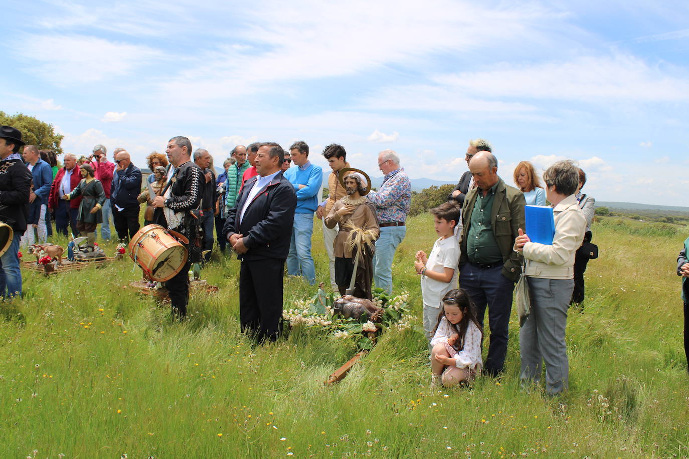 Encuentro de seis imágenes de San Isidro para bendecir los campos del Alto Alagón