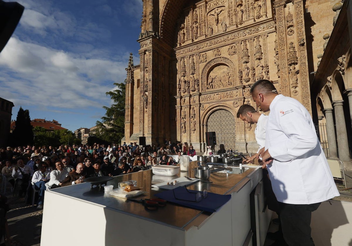 La alta cocina 'brilla' frente al convento de San Esteban