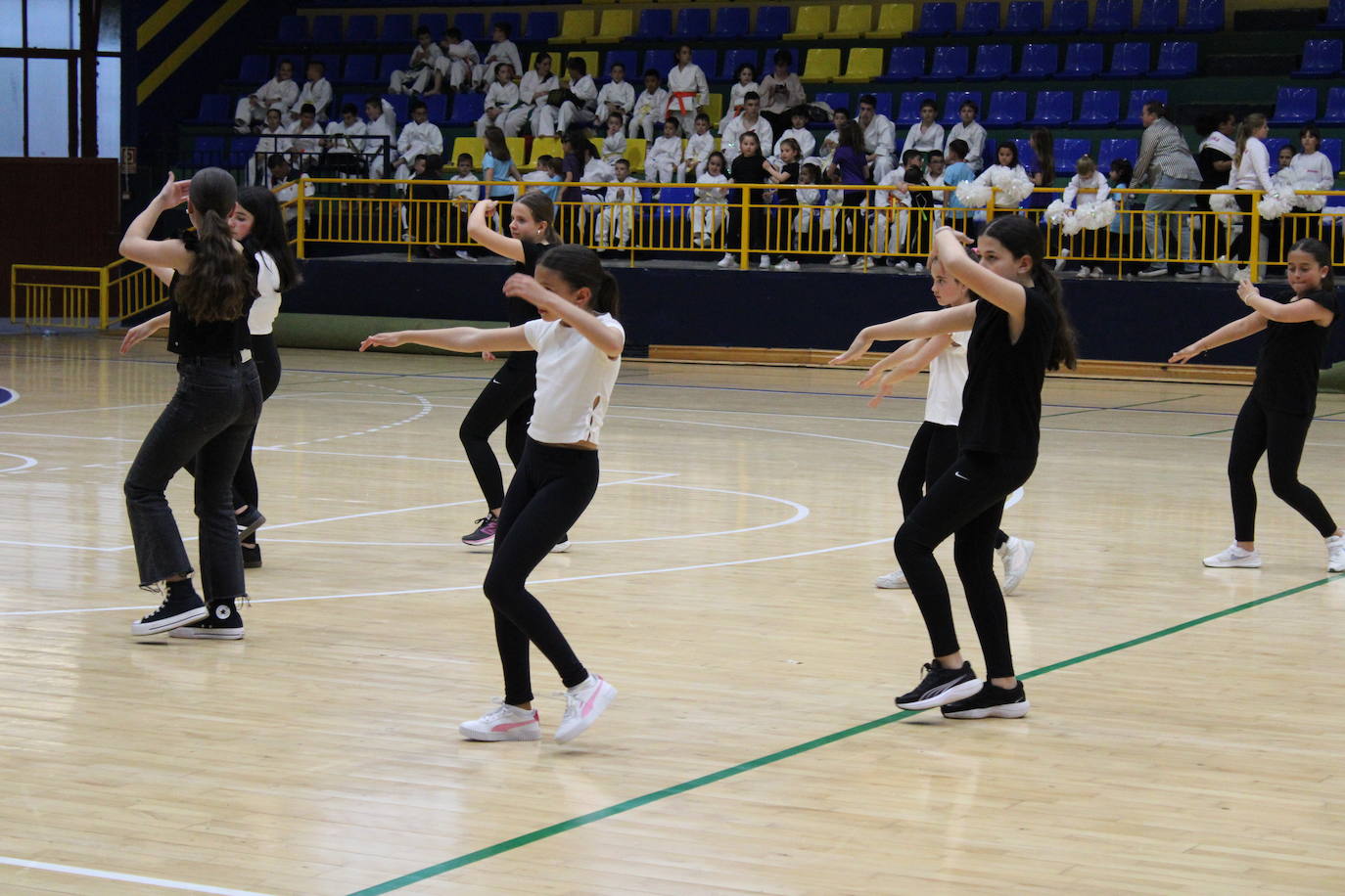 Baile y kárate en el pabellón municipal de Béjar