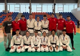 Expedición del Club Doryoku en Valladolid para participar en el Ránking Sénior.