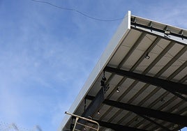 Vista de la cubierta de Preferencia, todavía con las pantallas LED.