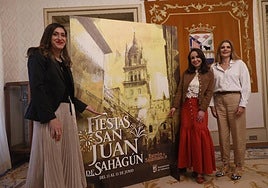 Presentación de las fiestas de San Juan de Sahagún en el Ayuntamiento este viernes.