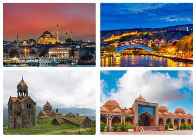 Estambul, Tiflis, Haghpat y Ganja.