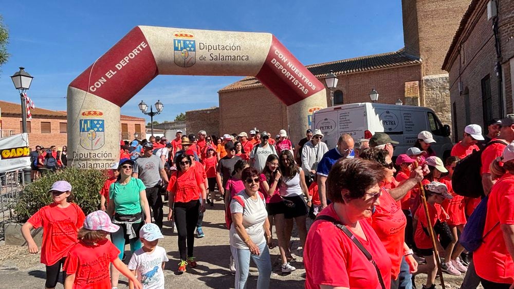 Pasos saludables a favor de la Asociación de Padres de Niños Sordos de Salamanca en Paradinas
