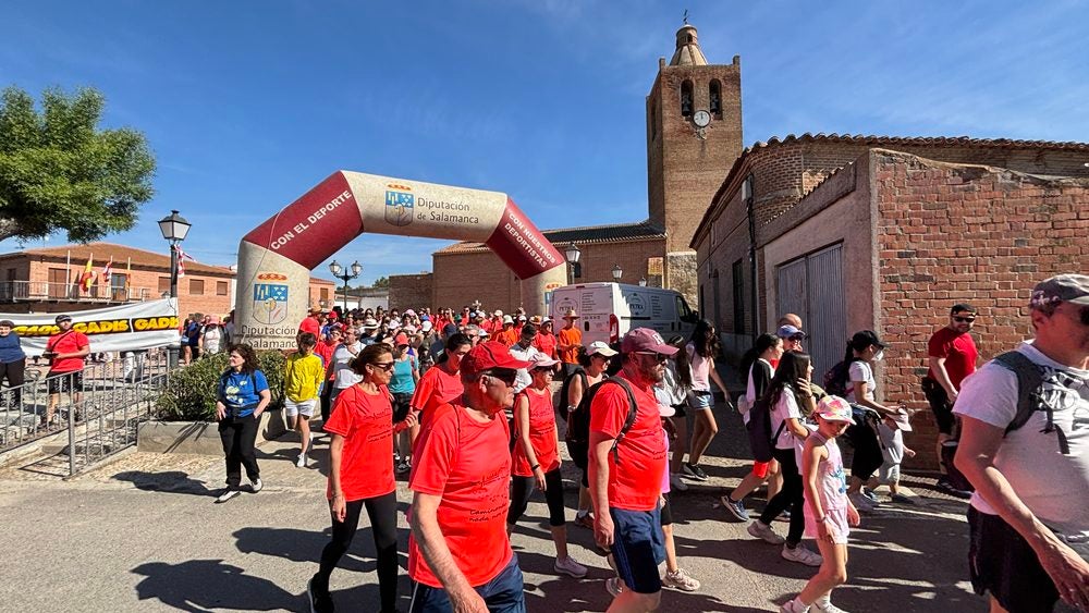 Pasos saludables a favor de la Asociación de Padres de Niños Sordos de Salamanca en Paradinas