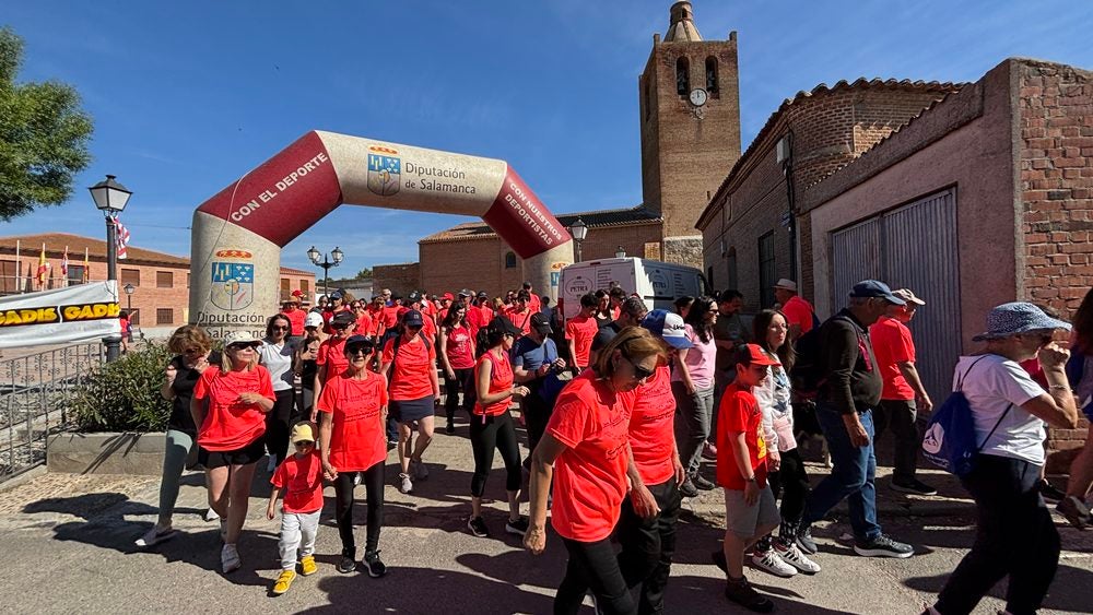 Pasos saludables a favor de la Asociación de Padres de Niños Sordos de Salamanca en Paradinas