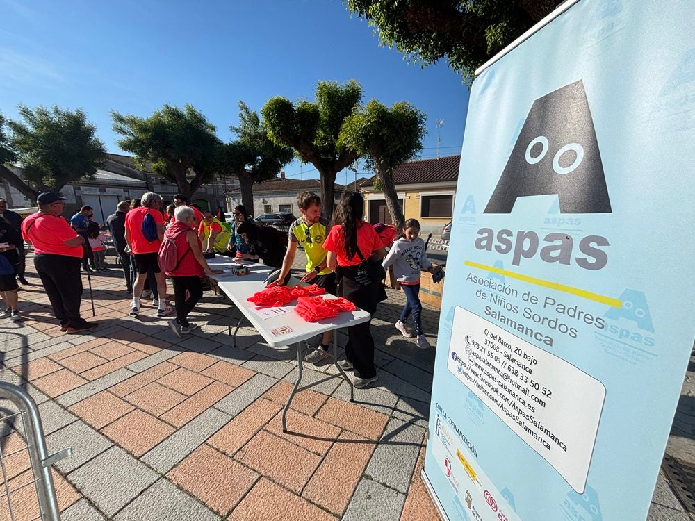 Pasos saludables a favor de la Asociación de Padres de Niños Sordos de Salamanca en Paradinas