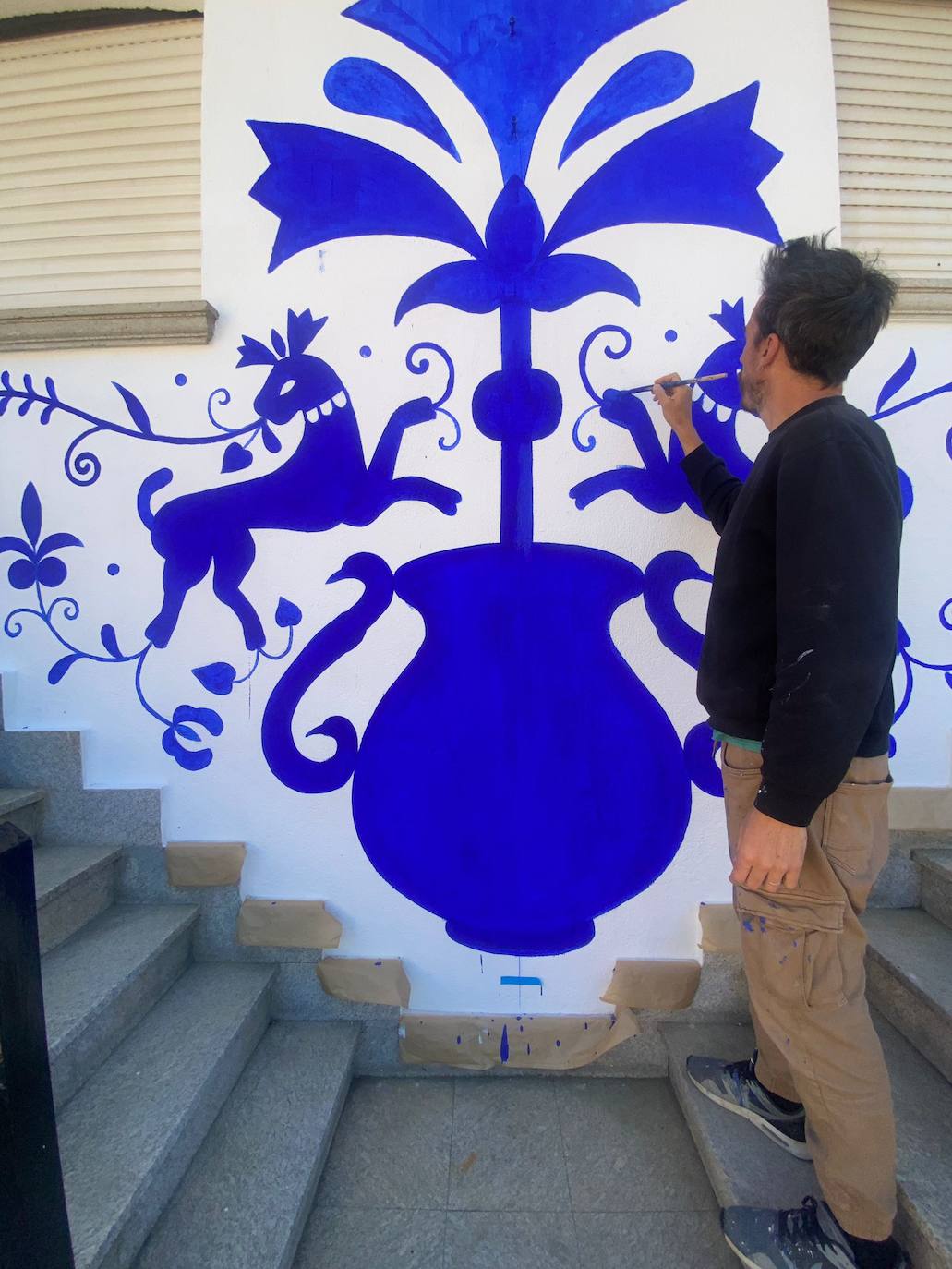 El equilibrio entre hilos y pinturas se une en Garcibuey