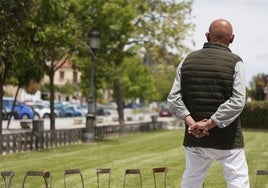 El gaditano José Antonio dándose un paseo por Salamanca.