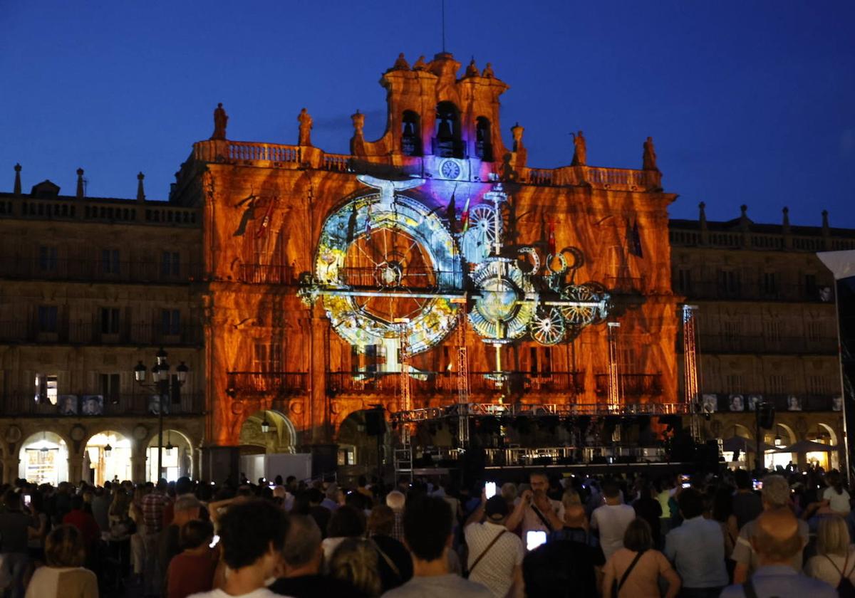El mapping 'El latido de la luz' en la Plaza abrirá el FACYL para celebrar los 20 años del festival