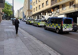 Imagen de la redada acometida en el after en la mañana de este domingo, 25 de mayo.