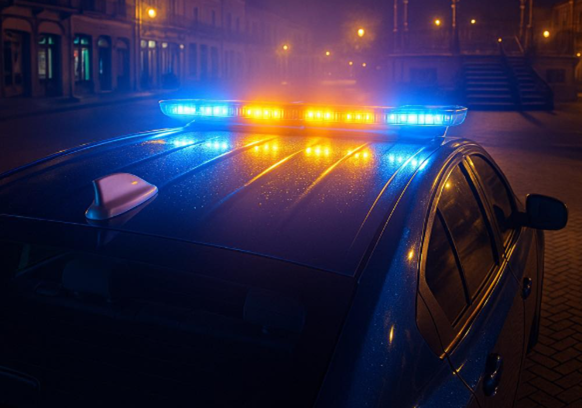 Un vehículo de la Policía Local de Peñaranda.