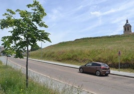 Estado actual del entorno de la muralla en Ciudad Rodrigo.