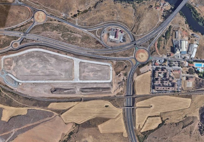 Actual trazado de las autovías.