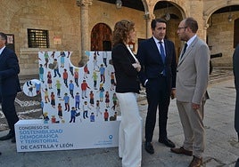 María Pardo, Juan Carlos Suárez-Quiñones y Marcos Iglesias en Ciudad Rodrigo