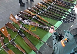 Subasta de armas de la Guardia Civil de Salamanca.