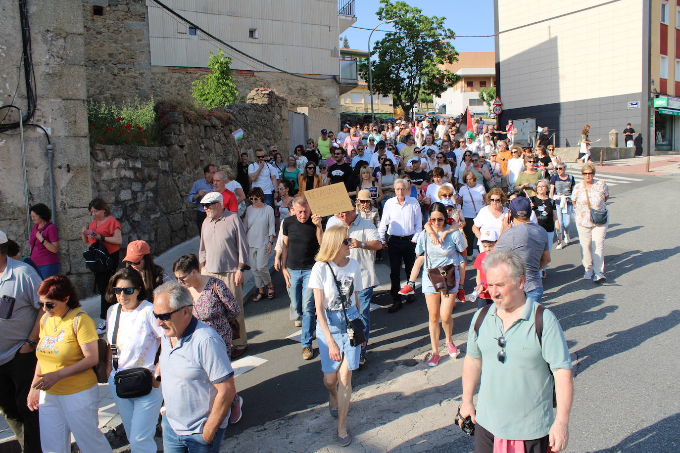 Béjar se manifiesta en apoyo de Palestina