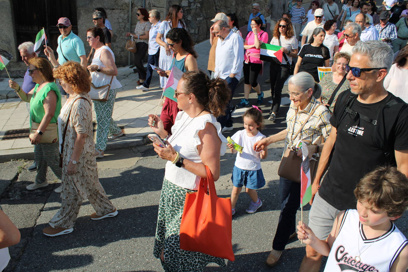 Béjar se manifiesta en apoyo de Palestina