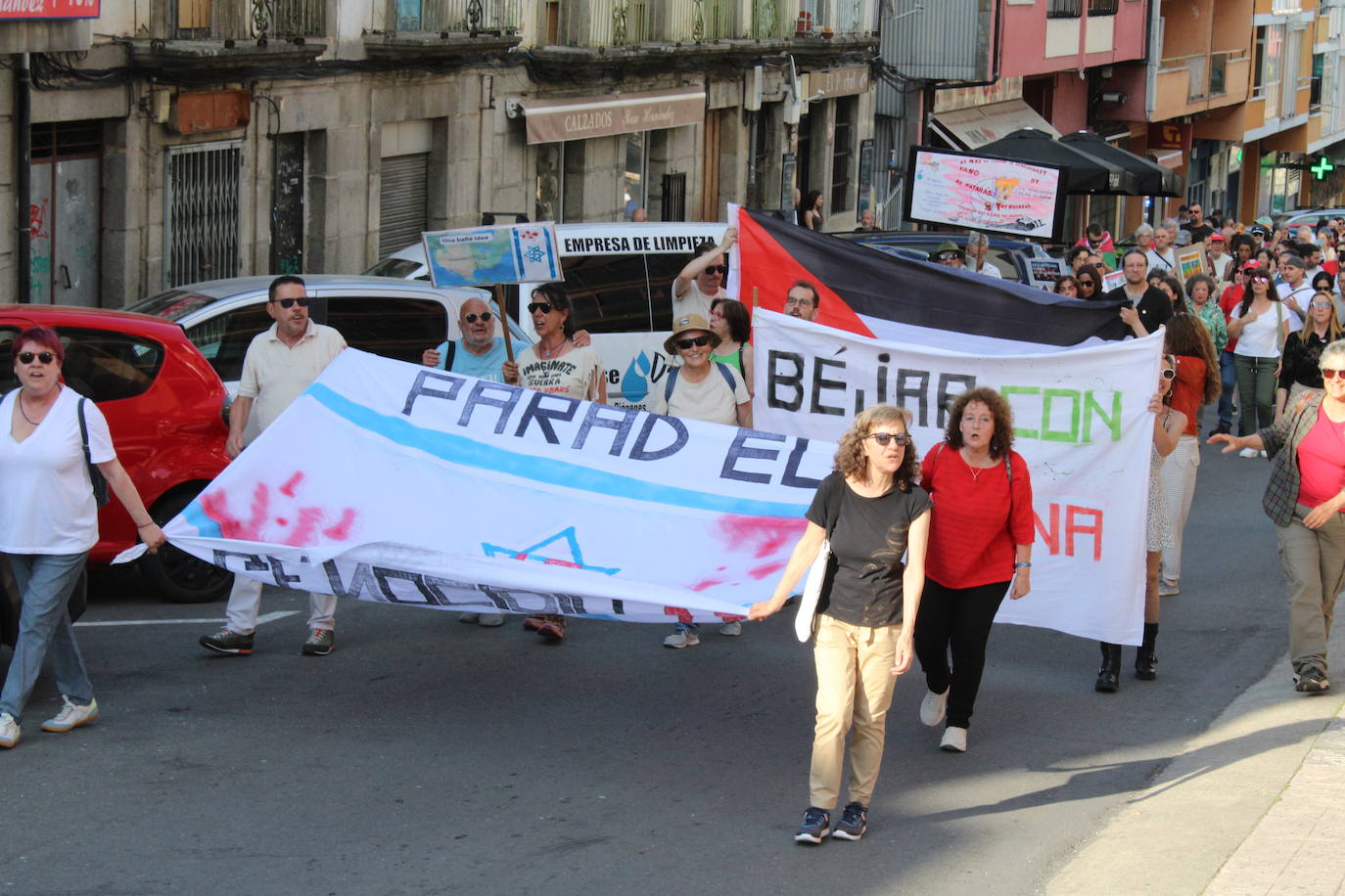 Béjar se manifiesta en apoyo de Palestina