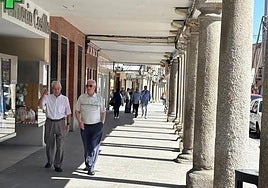 Soportales de las plazas de Peñaranda.