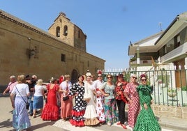 Rocieras en la feria de Villoria.