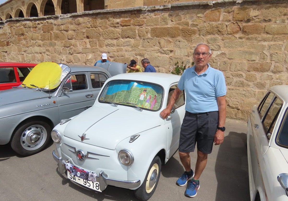 Exposición y ruta de coches clásicos en Aldearrubia: “Lo tengo desde los 18 años y ahora tengo 72”
