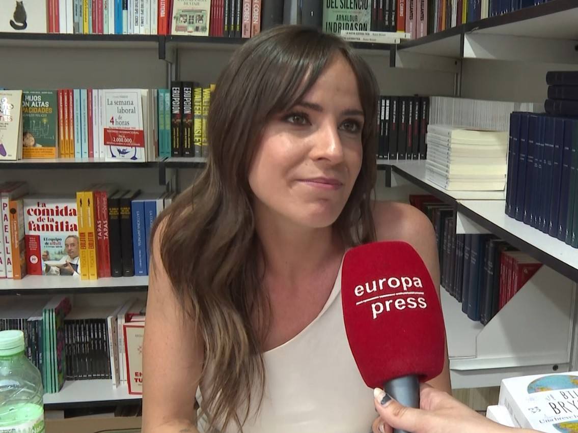 Carmen Corazzini, ante el micrófono de Europa Press.