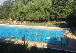 Imagen de las piscinas de Agallas durante el verano pasado.