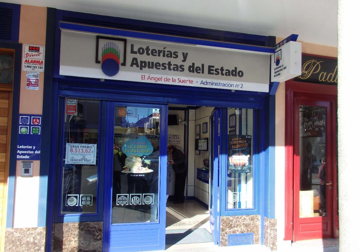 Imagen de la administración donde se ha sellado el boleto.