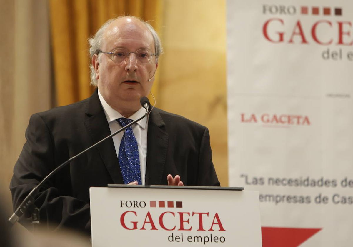 El presidente del Consejo Económico y Social de Castilla y León, Enrique Cabero.