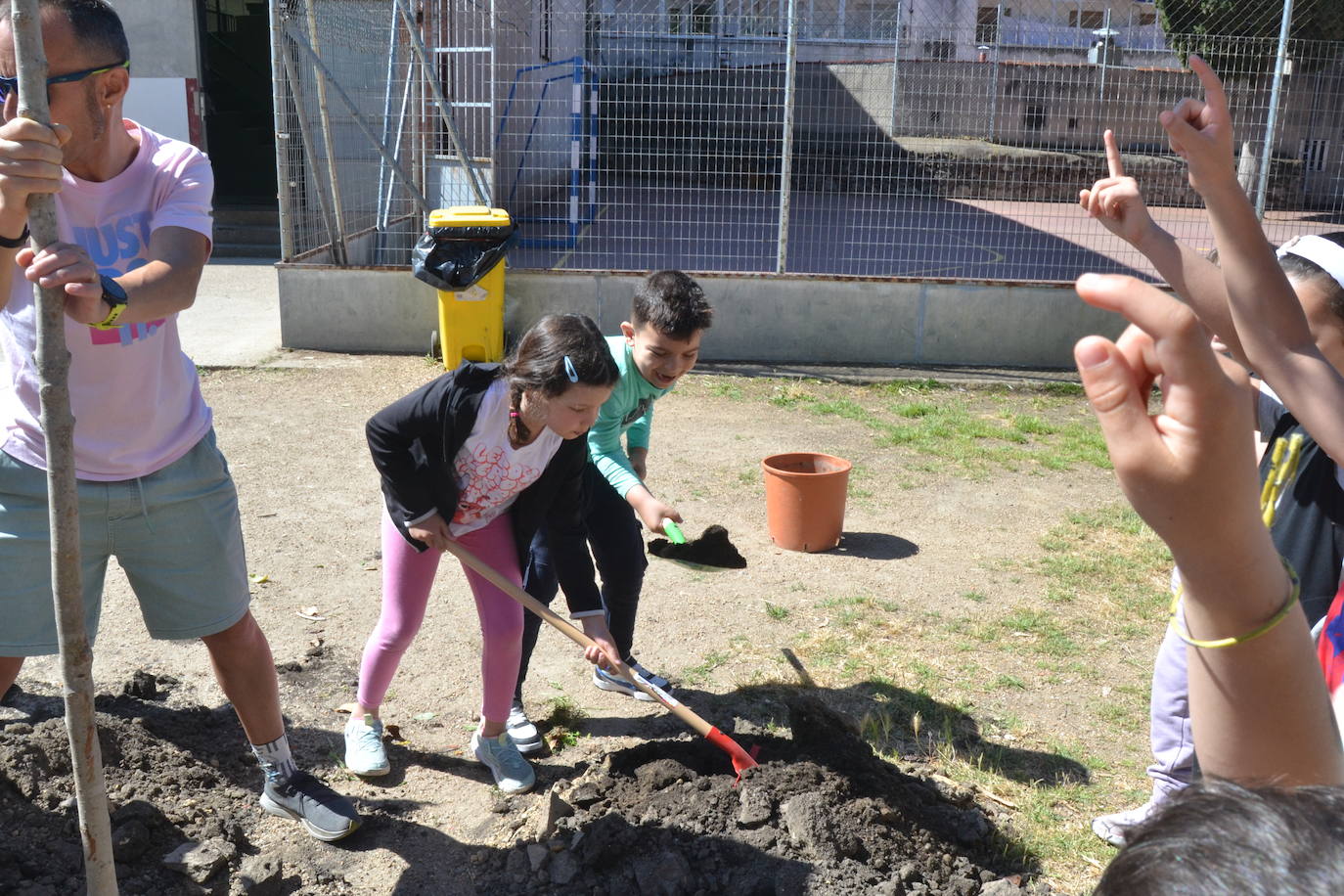 Ciudad Rodrigo celebra una multitudinaria plantación de árboles