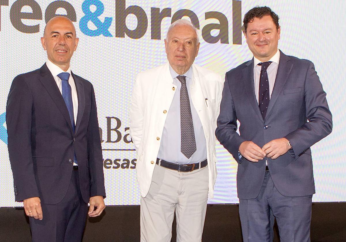 José Portela, José Manuel García-Margallo y Gerardo Cuartero.