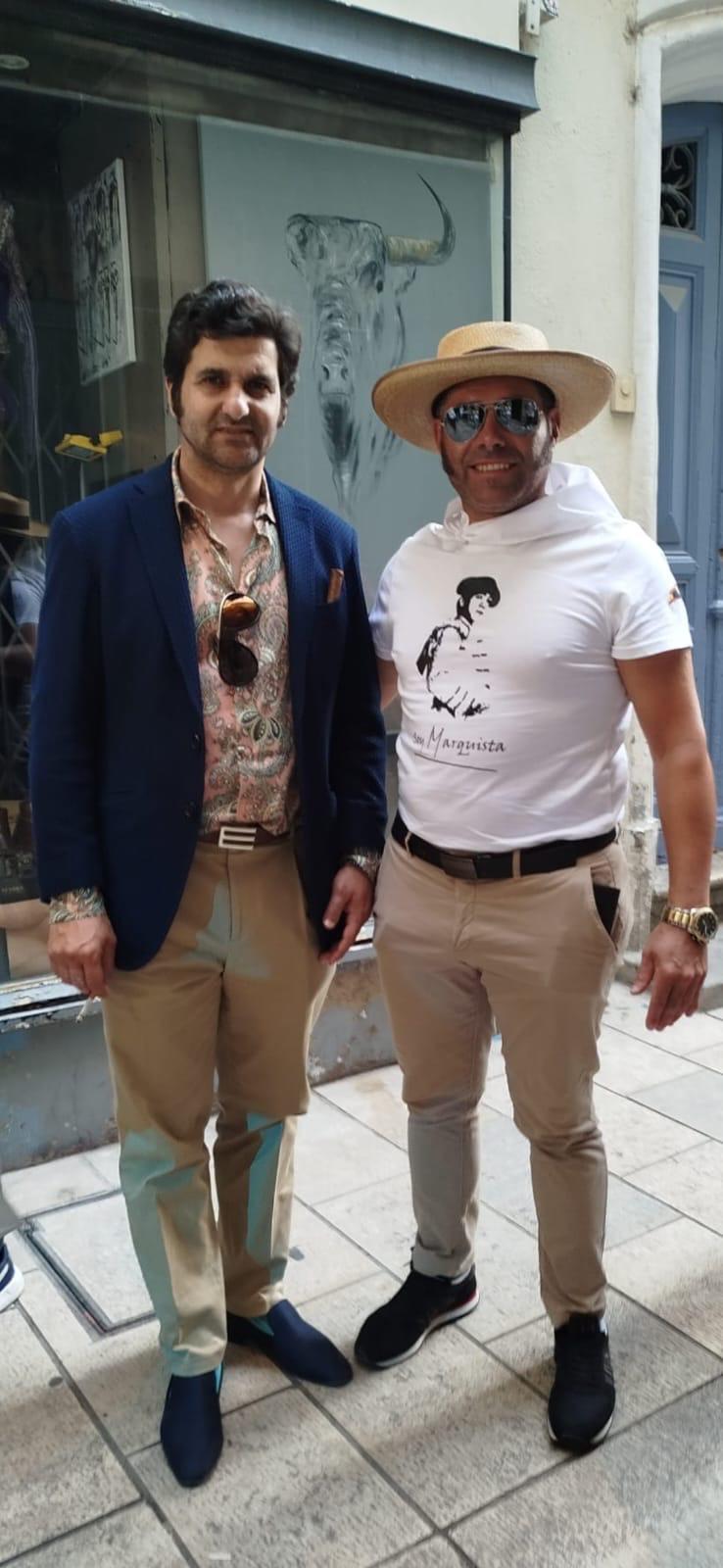 Los salmantinos que han viajado a Nimes a la alternativa de Marco Pérez