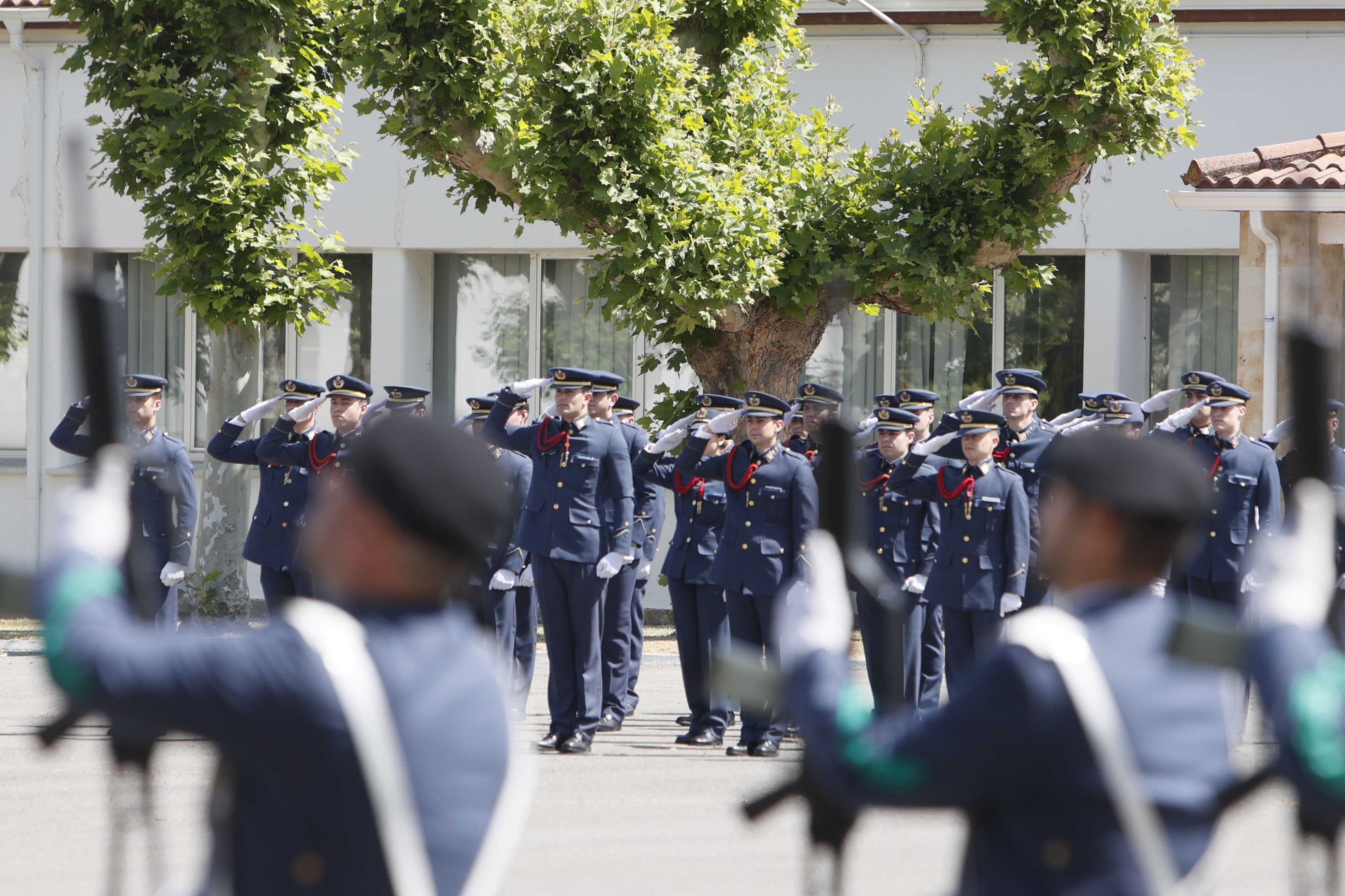 La clausura del curso académico del Grupo de Escuelas de la Base Aérea de Matacán, en imágenes