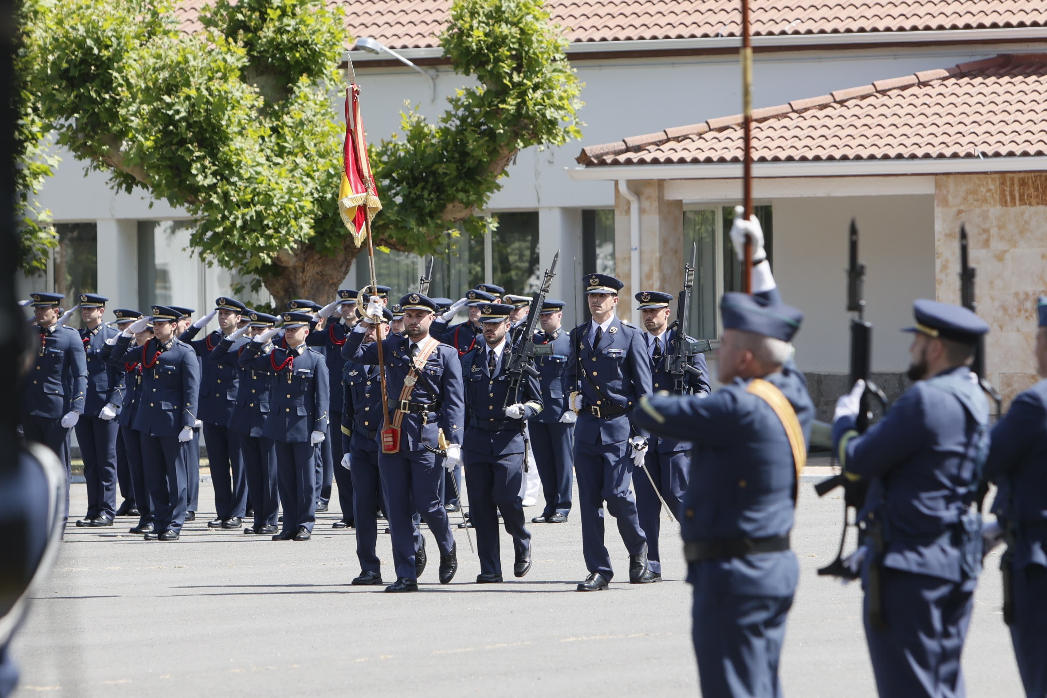 La clausura del curso académico del Grupo de Escuelas de la Base Aérea de Matacán, en imágenes