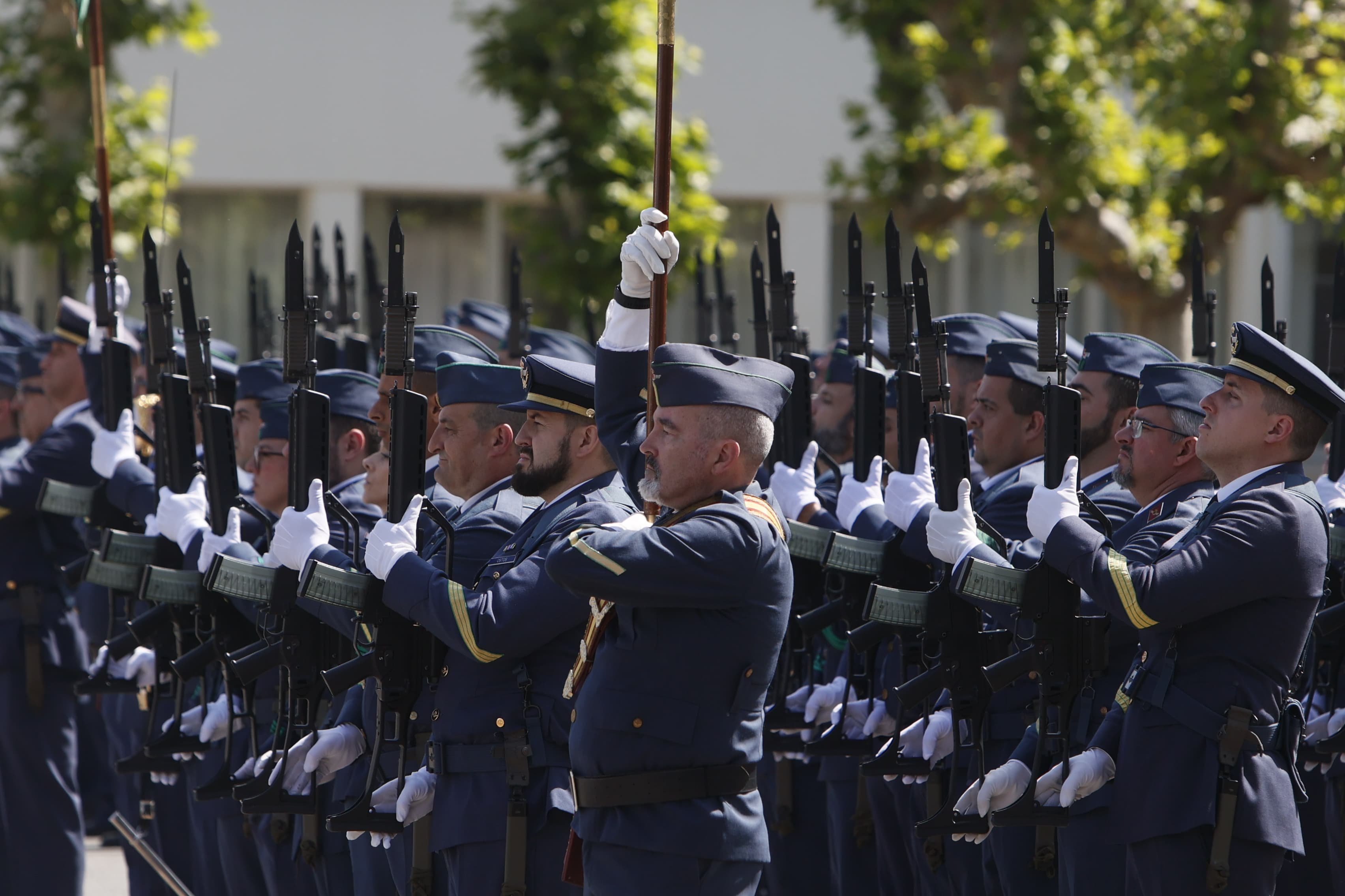 La clausura del curso académico del Grupo de Escuelas de la Base Aérea de Matacán, en imágenes