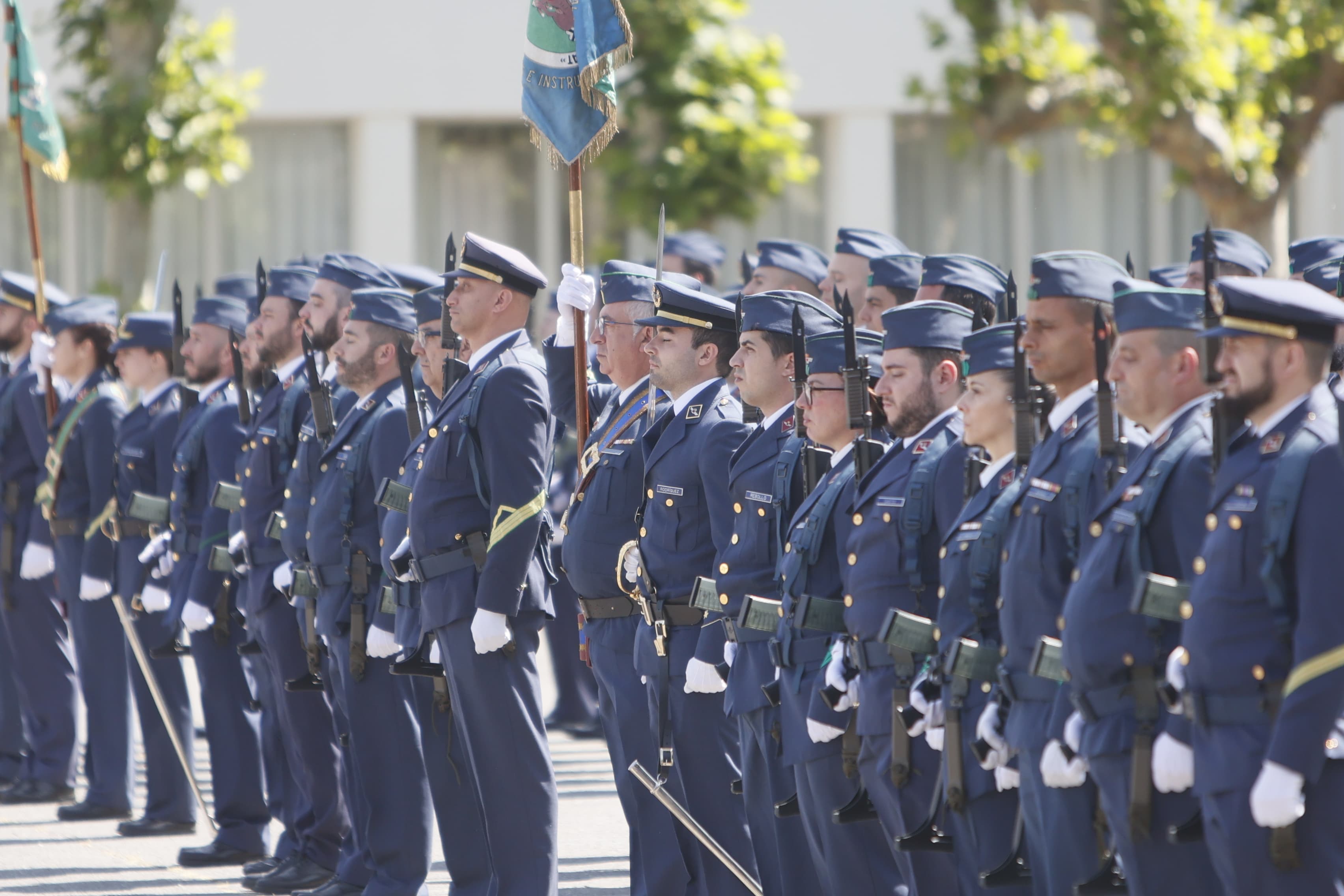 La clausura del curso académico del Grupo de Escuelas de la Base Aérea de Matacán, en imágenes
